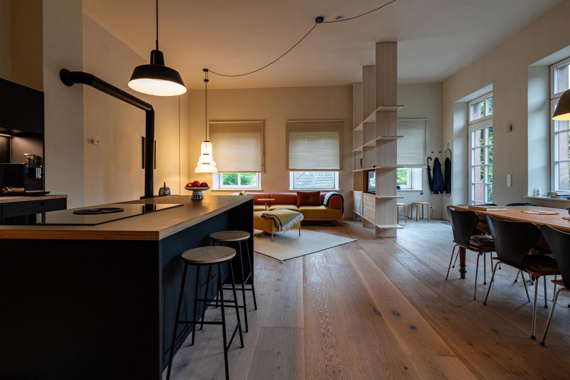 Ferienwohnung Grosse Pause Altes Schulhaus Schweigen Exterior foto